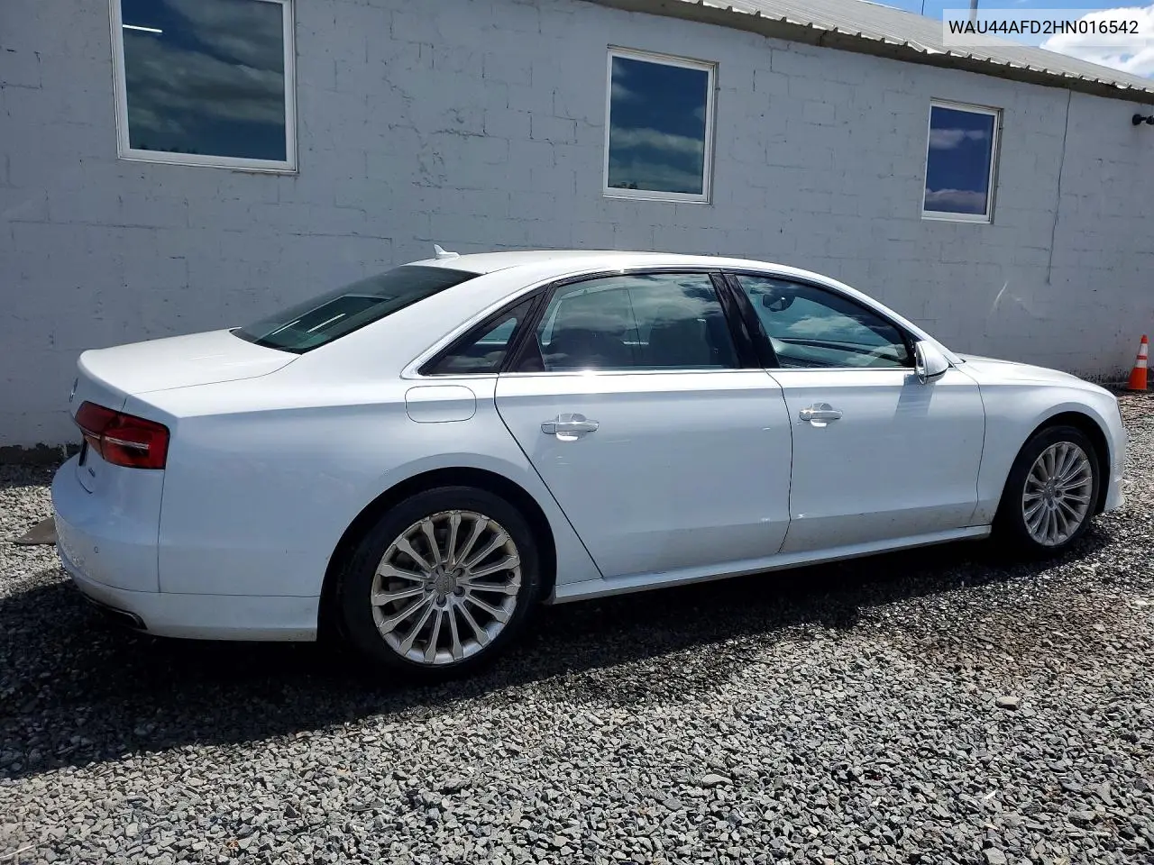 2017 Audi A8 L Quattro VIN: WAU44AFD2HN016542 Lot: 57298186