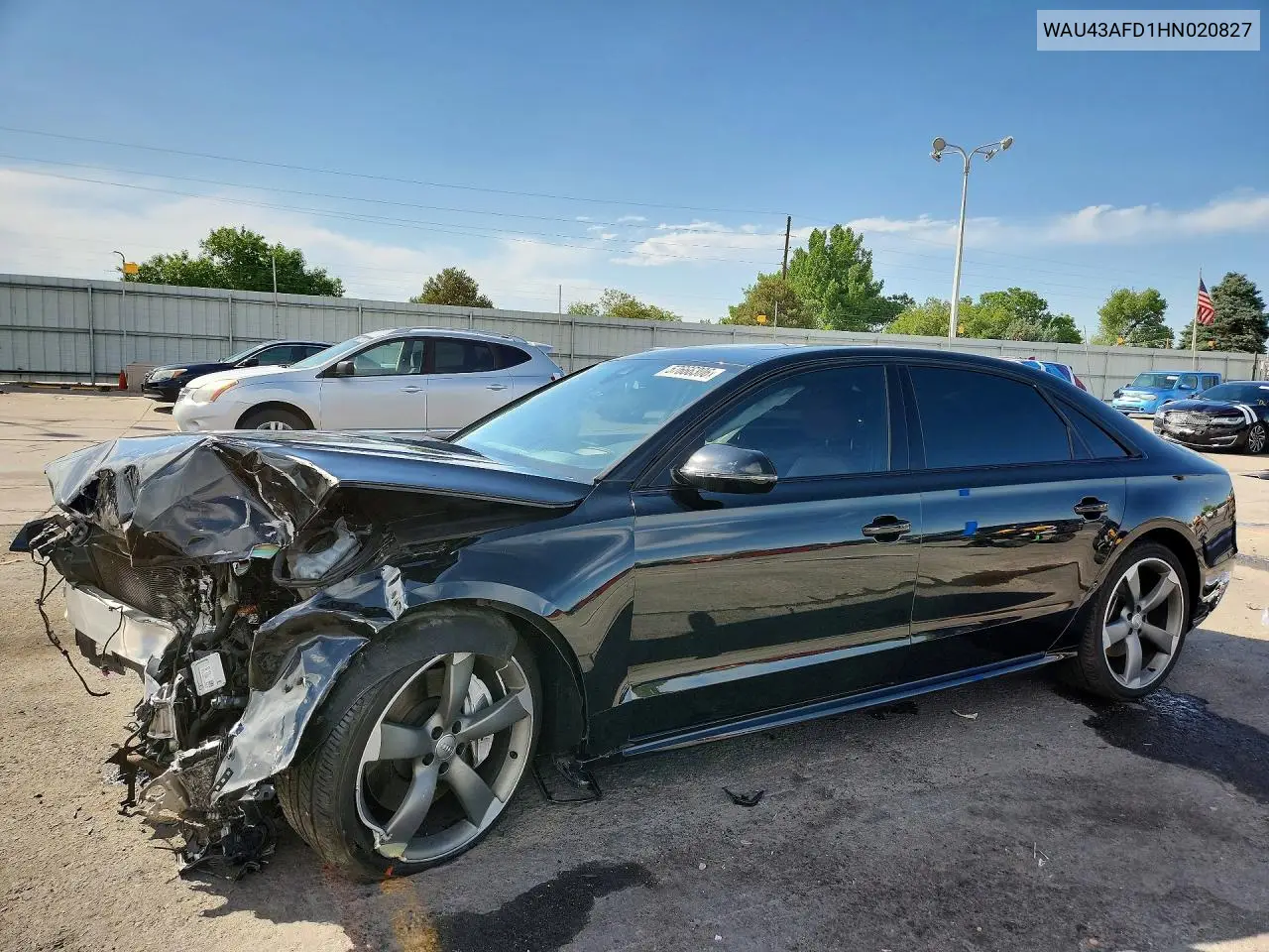 2017 Audi A8 L Quattro/Sport VIN: WAU43AFD1HN020827 Lot: 57666306