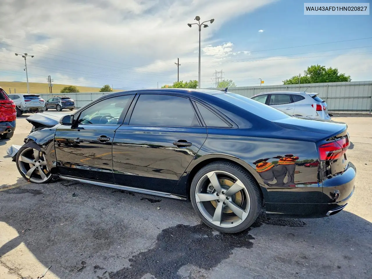 2017 Audi A8 L Quattro/Sport VIN: WAU43AFD1HN020827 Lot: 57666306