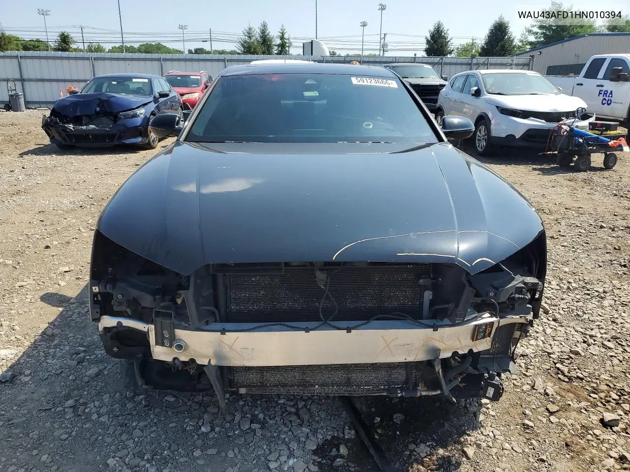 2017 Audi A8 L Quattro VIN: WAU43AFD1HN010394 Lot: 59123666