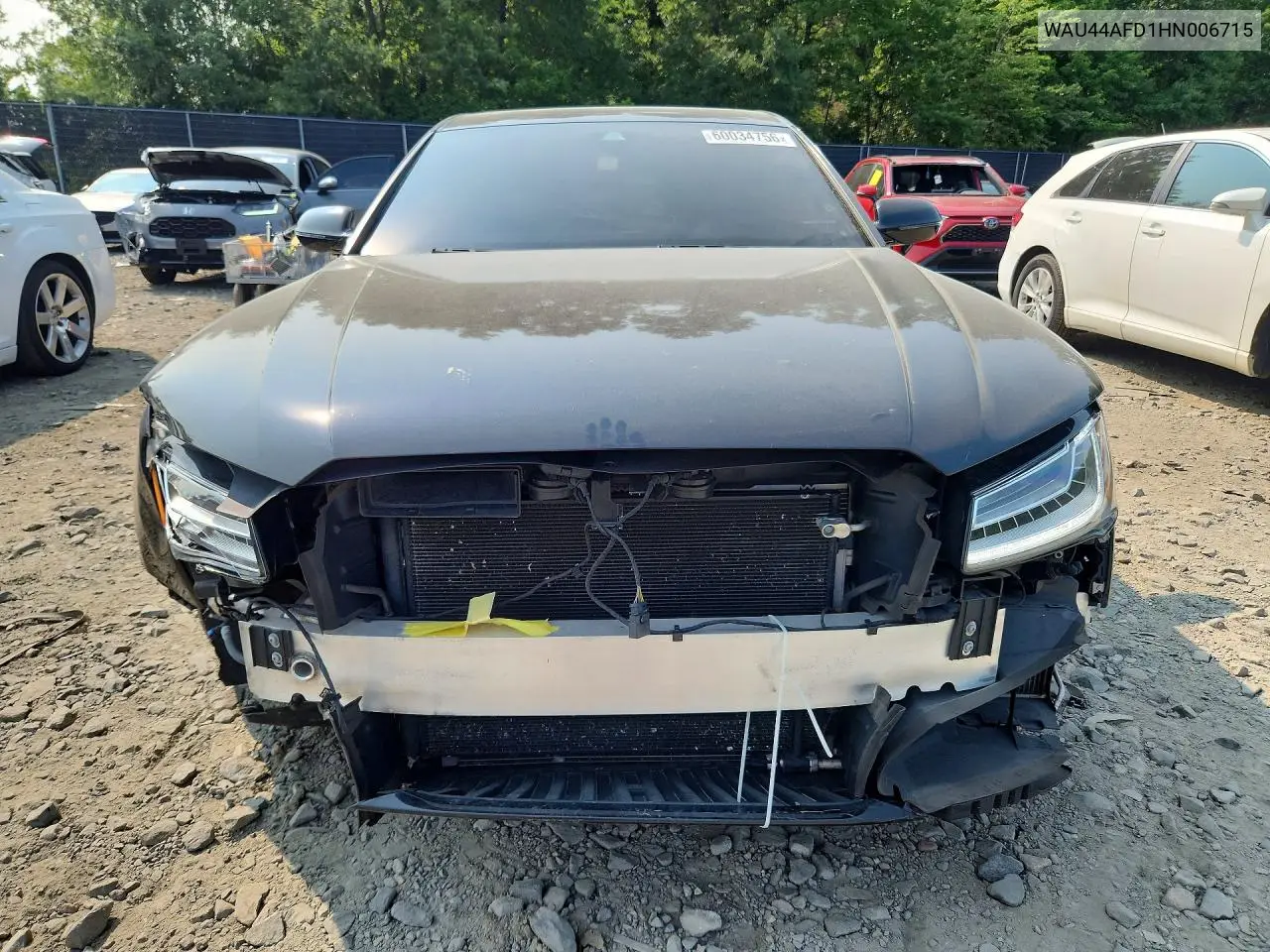 2017 Audi A8 L Quattro VIN: WAU44AFD1HN006715 Lot: 60034756