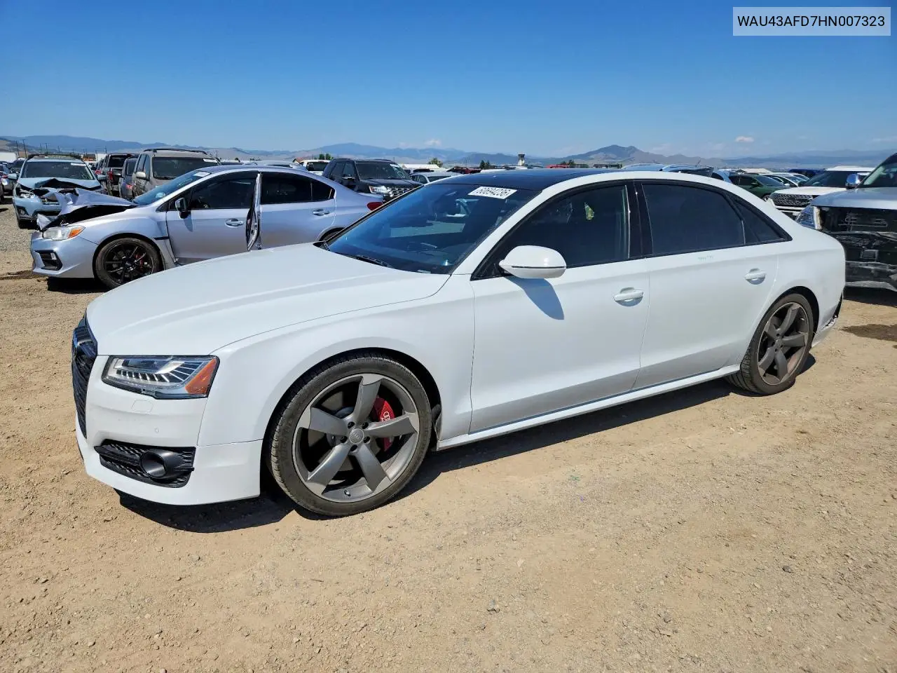2017 Audi A8 L Quattro VIN: WAU43AFD7HN007323 Lot: 60694236