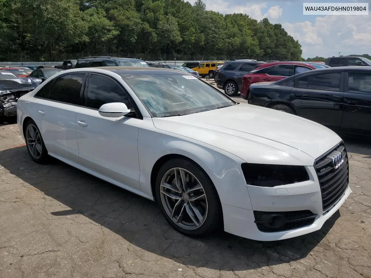 2017 Audi A8 L Quattro VIN: WAU43AFD6HN019804 Lot: 70745785