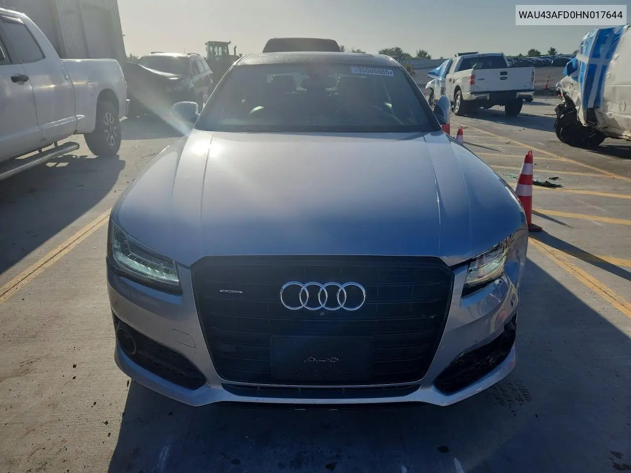2017 Audi A8 L Quattro VIN: WAU43AFD0HN017644 Lot: 95588885