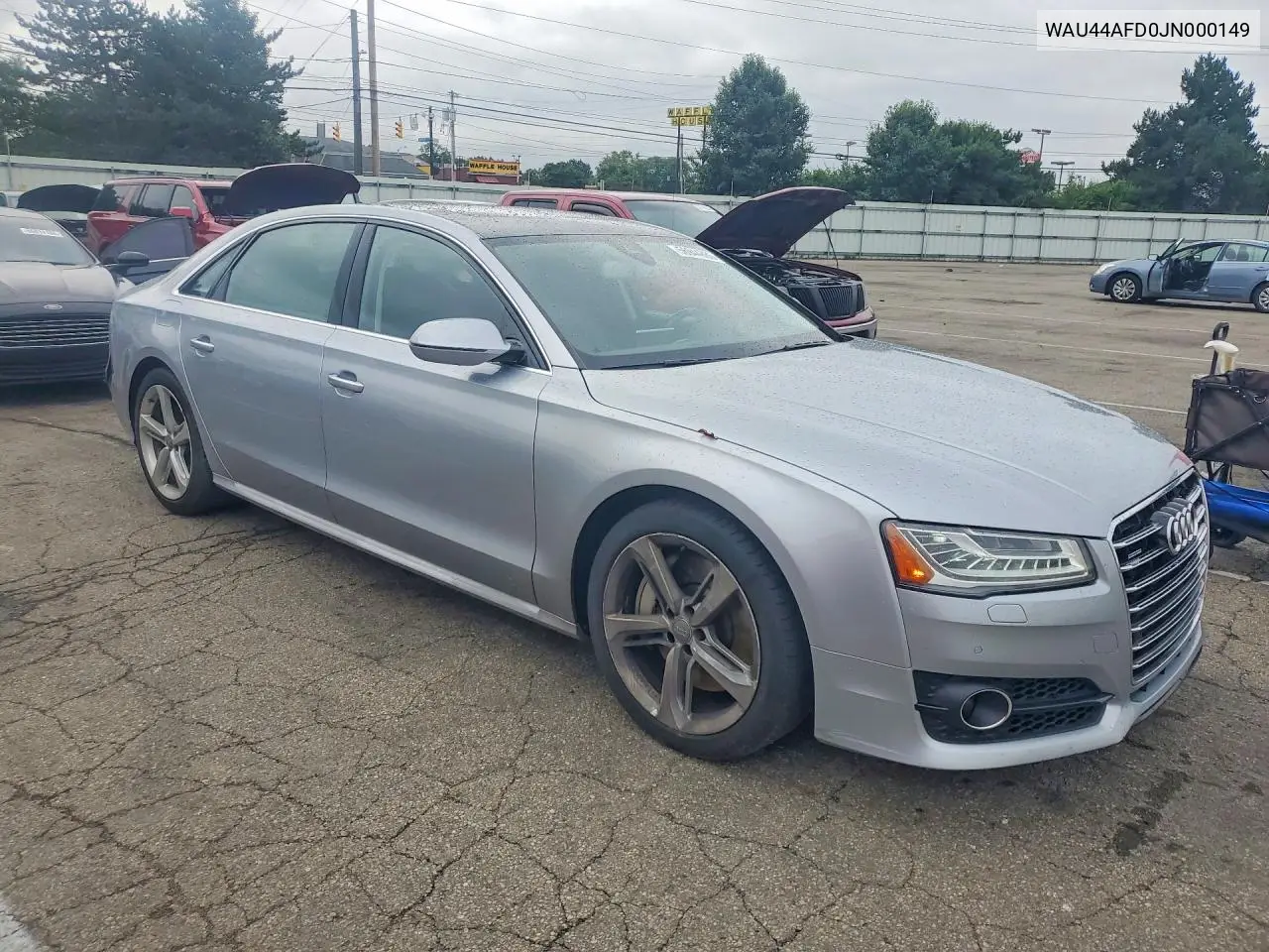 2018 Audi A8 L Quattro VIN: WAU44AFD0JN000149 Lot: 56944886