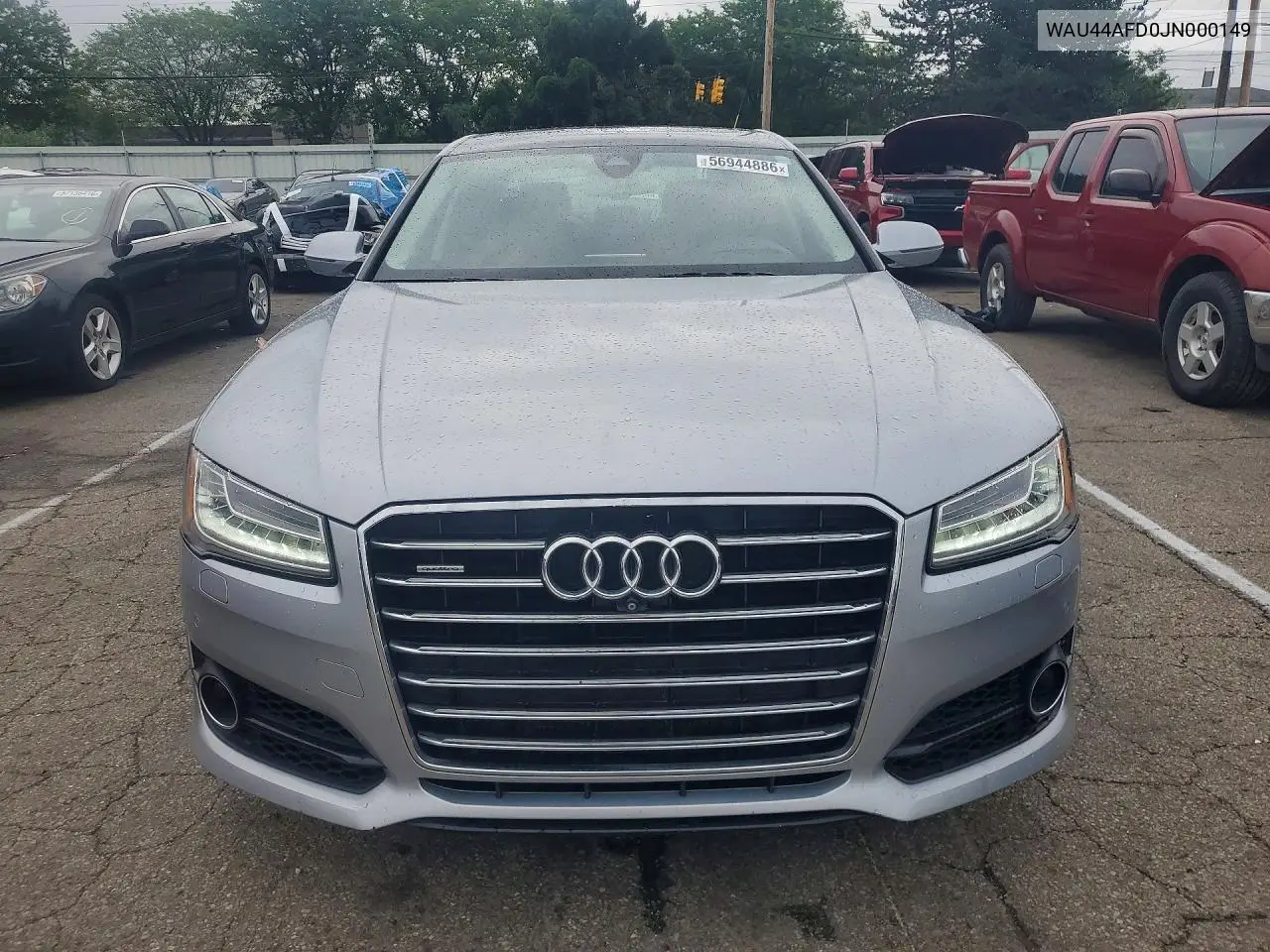 2018 Audi A8 L Quattro VIN: WAU44AFD0JN000149 Lot: 56944886