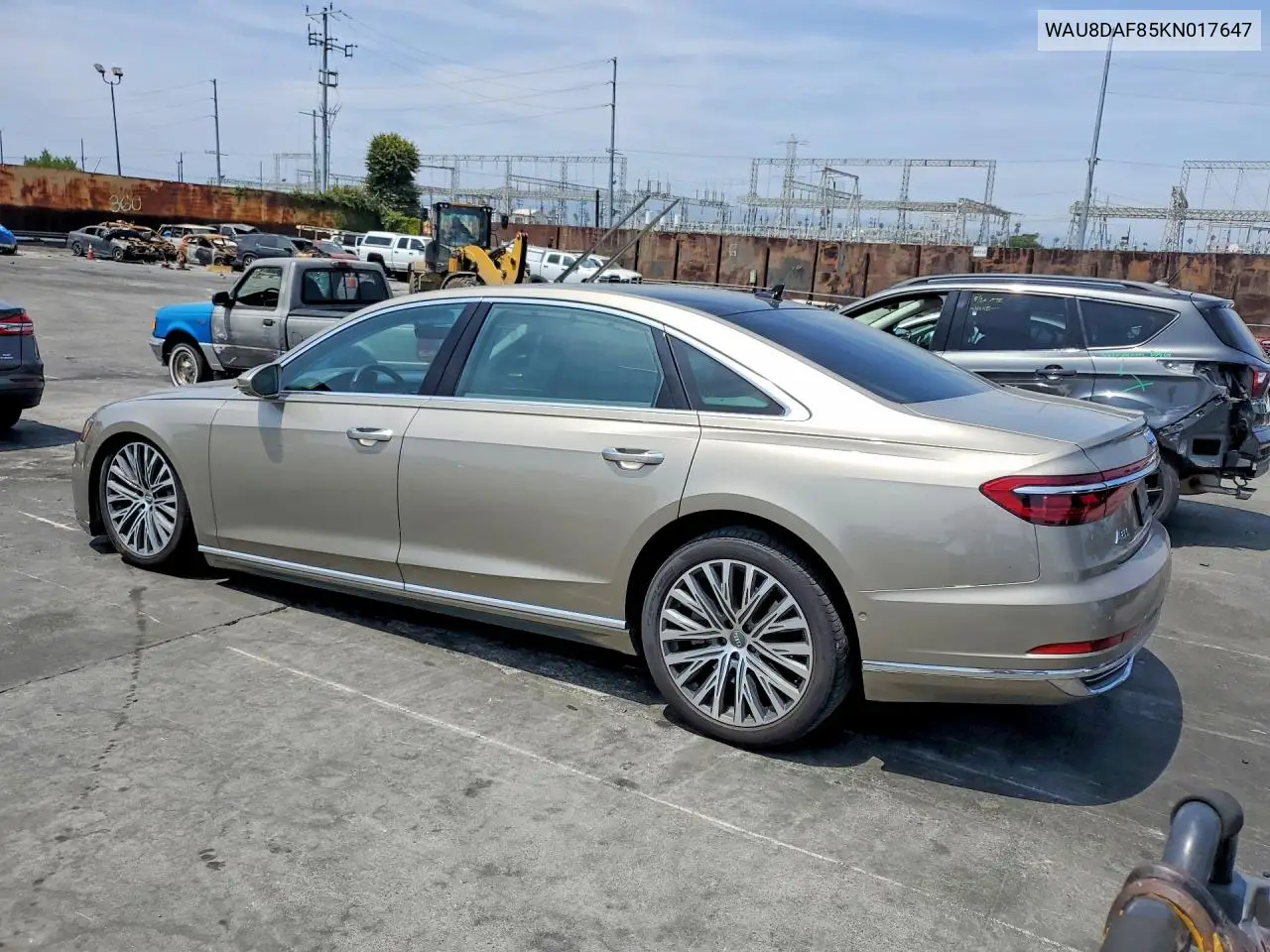 2019 Audi A8 L VIN: WAU8DAF85KN017647 Lot: 55817596