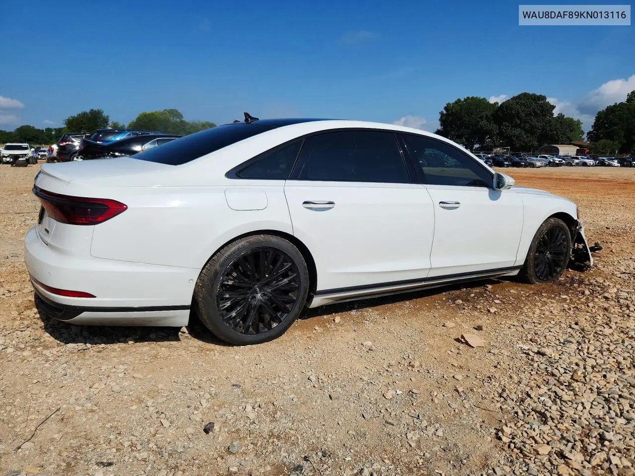 2019 Audi A8 L VIN: WAU8DAF89KN013116 Lot: 59658136
