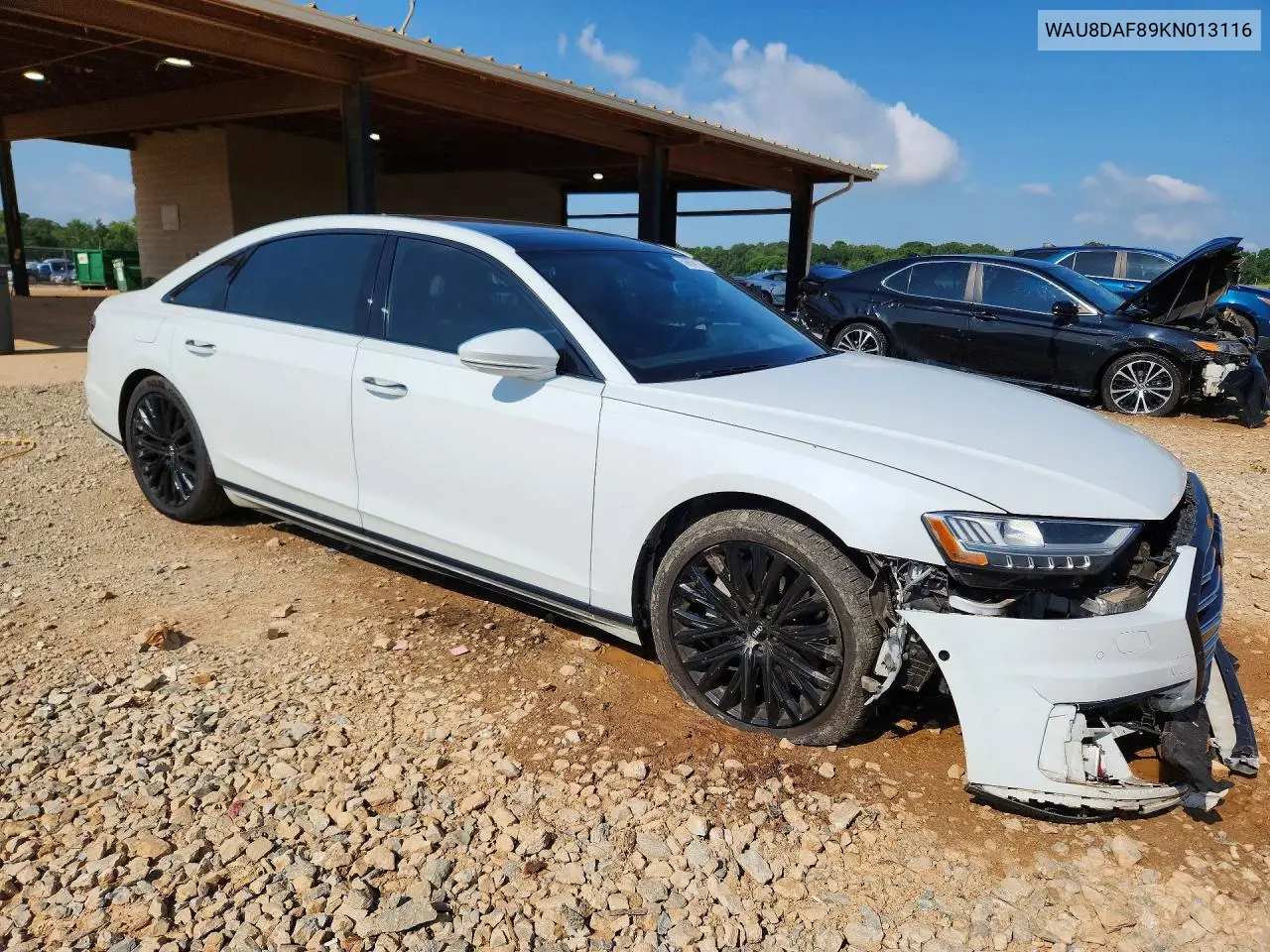 2019 Audi A8 L VIN: WAU8DAF89KN013116 Lot: 59658136