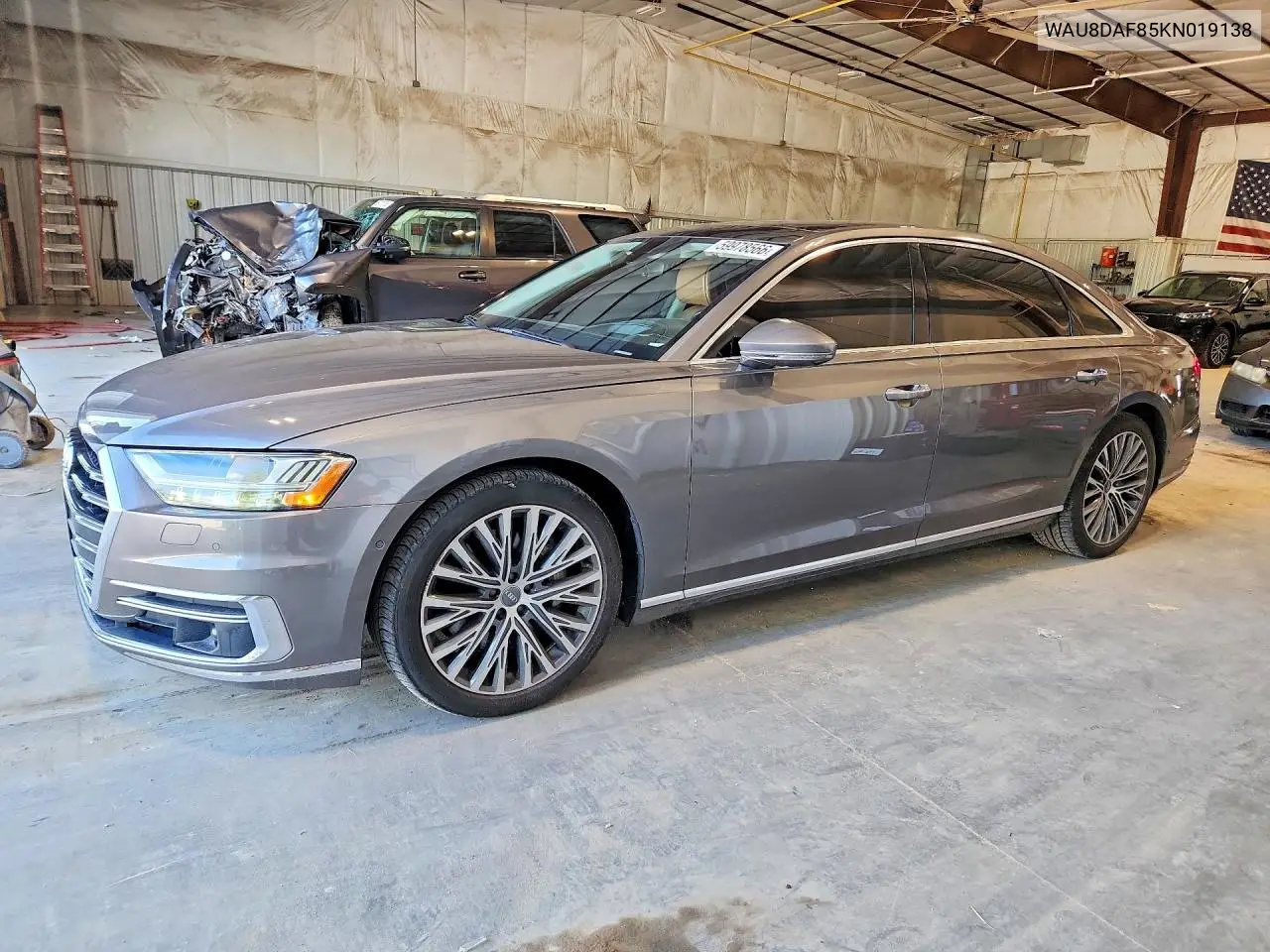 2019 Audi A8 L VIN: WAU8DAF85KN019138 Lot: 59978566