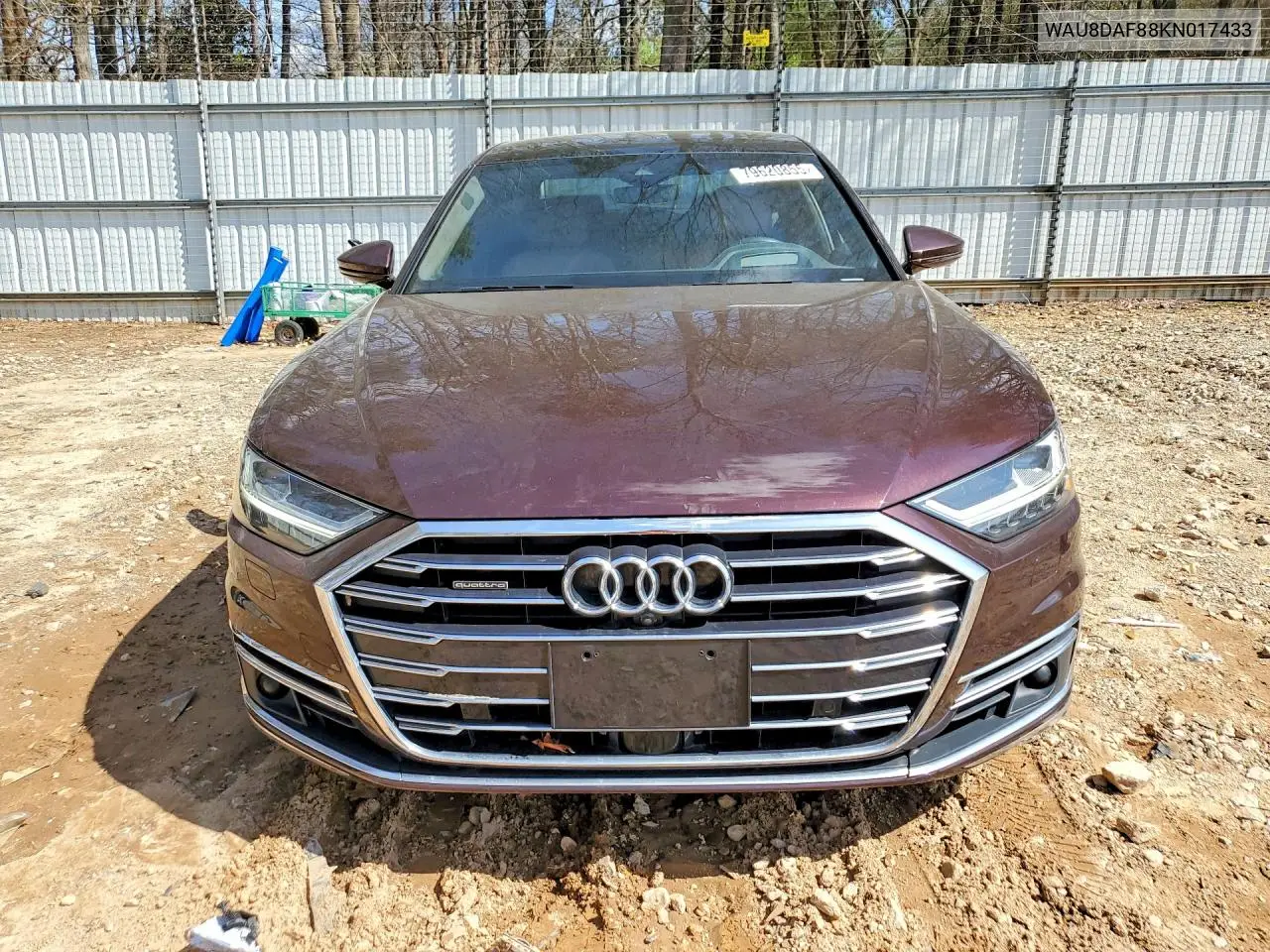 2019 Audi A8 L VIN: WAU8DAF88KN017433 Lot: 79620855