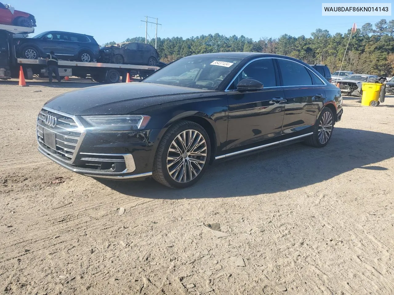 2019 Audi A8 L VIN: WAU8DAF86KN014143 Lot: 85437434