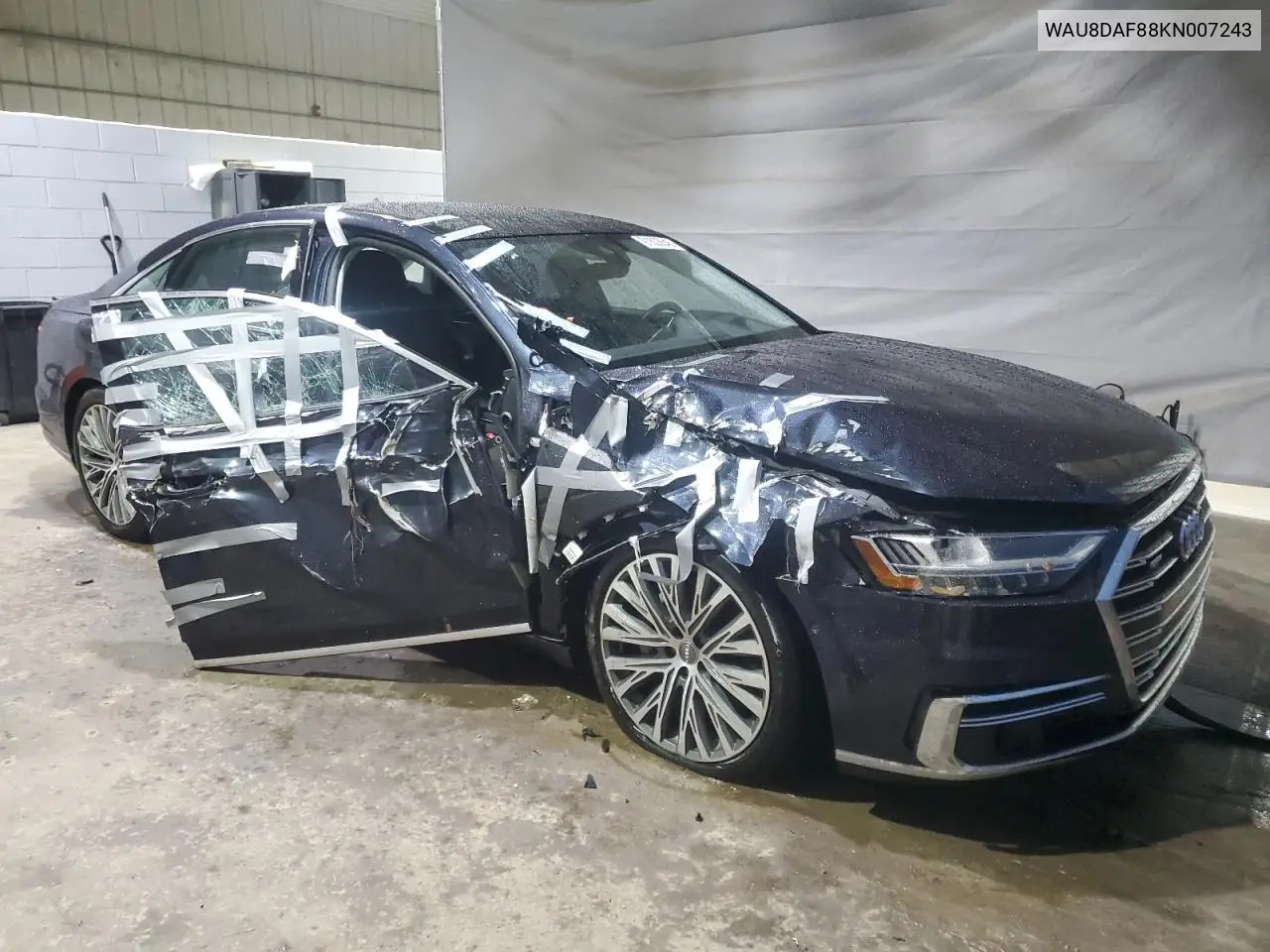 2019 Audi A8 L VIN: WAU8DAF88KN007243 Lot: 91603645