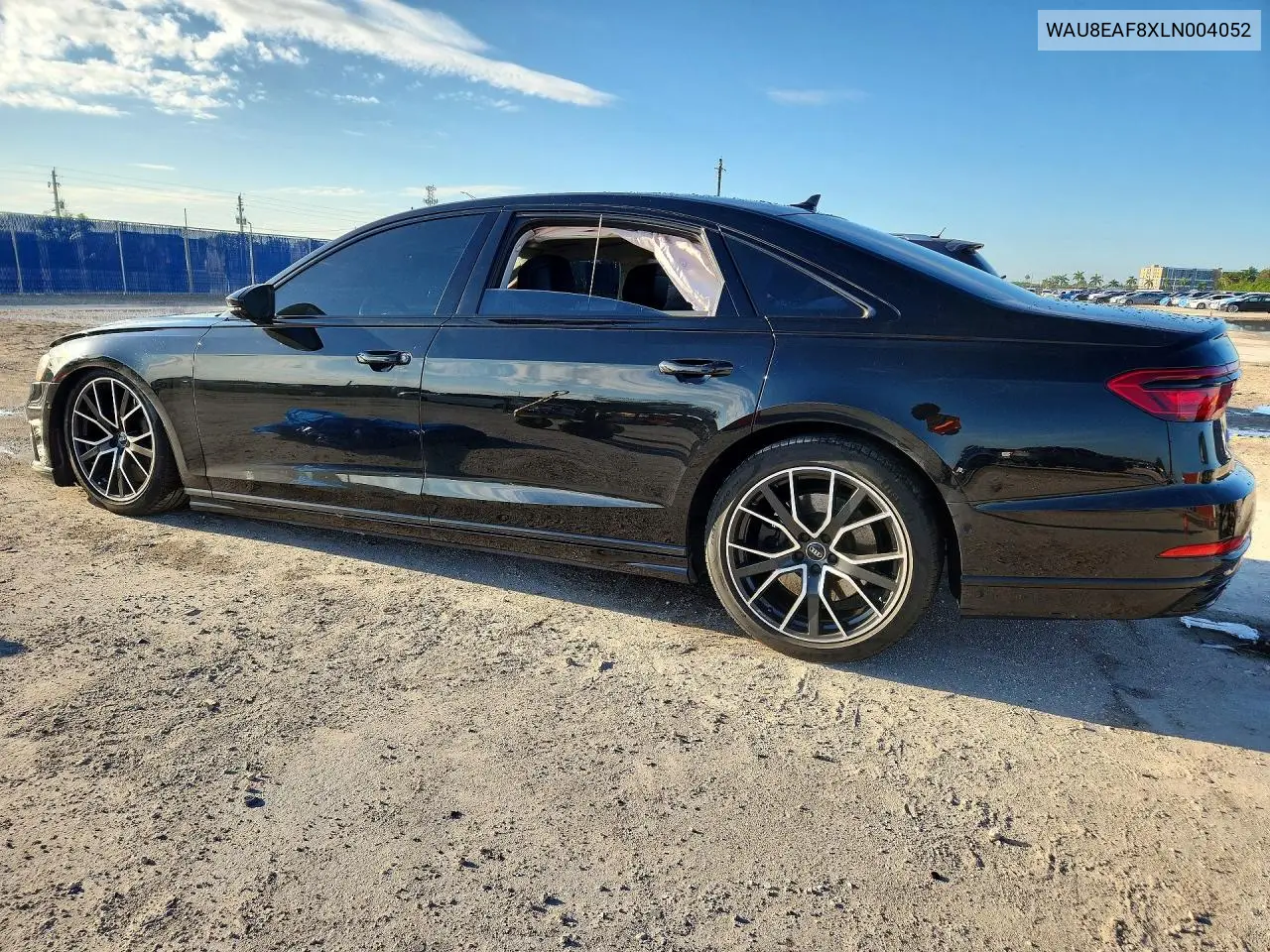 2020 Audi A8 L VIN: WAU8EAF8XLN004052 Lot: 50018116