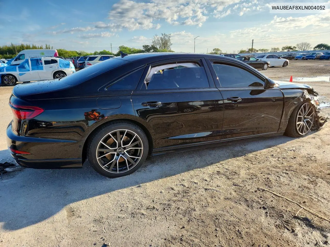 2020 Audi A8 L VIN: WAU8EAF8XLN004052 Lot: 50018116
