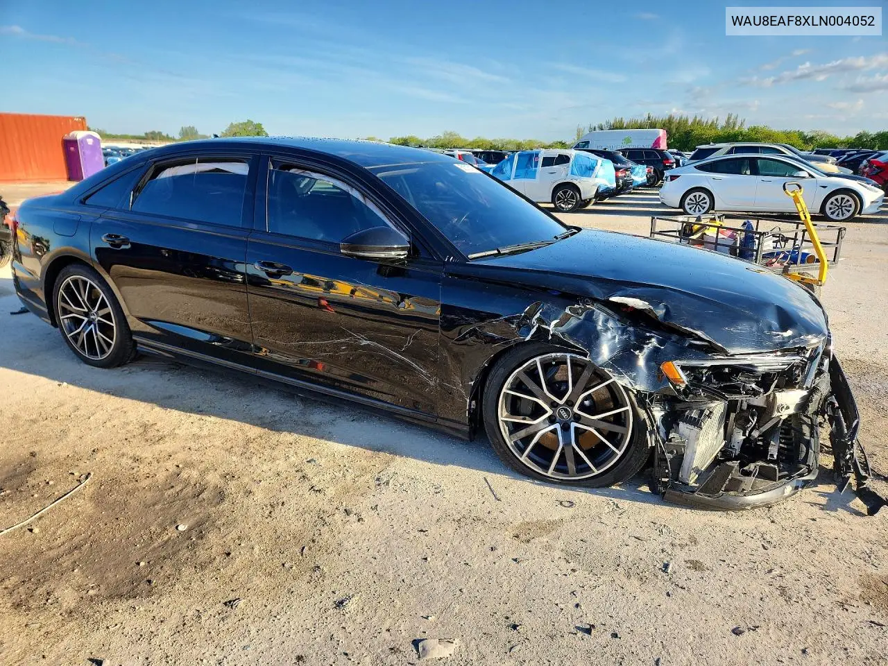 2020 Audi A8 L VIN: WAU8EAF8XLN004052 Lot: 50018116