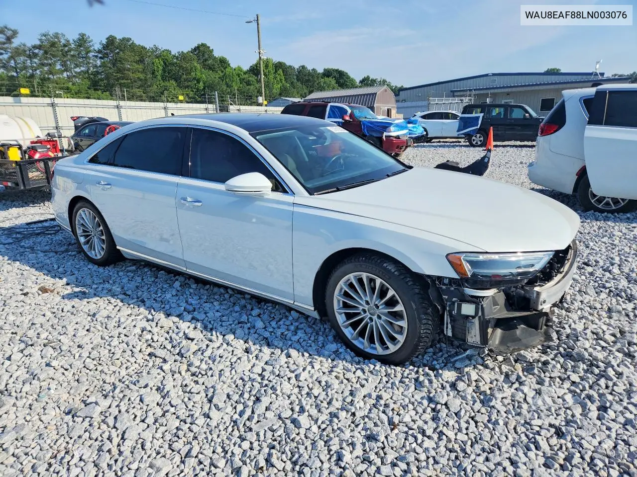 2020 Audi A8 L VIN: WAU8EAF88LN003076 Lot: 57015526