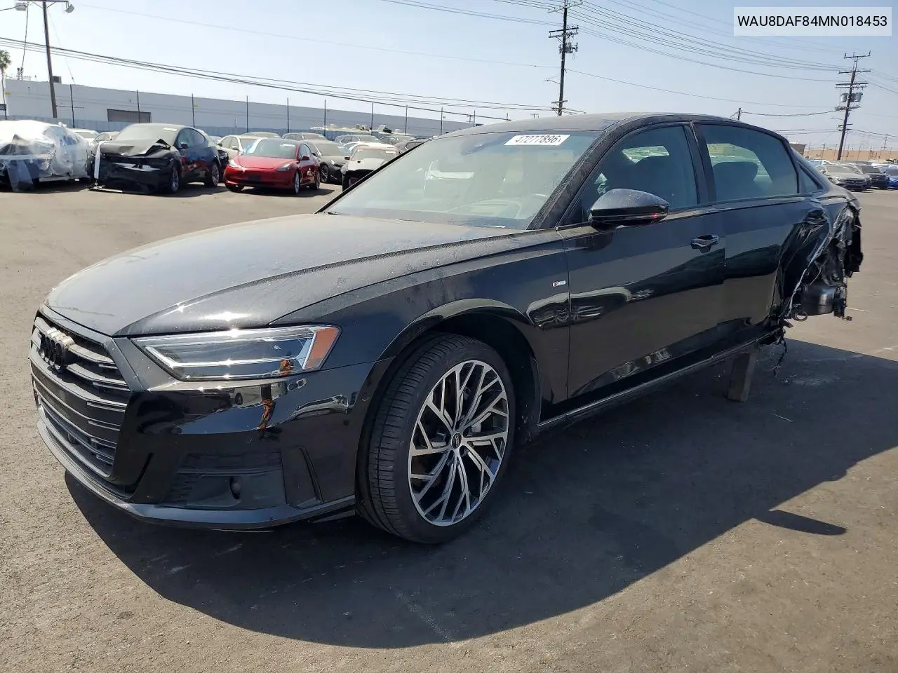 2021 Audi A8 L VIN: WAU8DAF84MN018453 Lot: 47277896