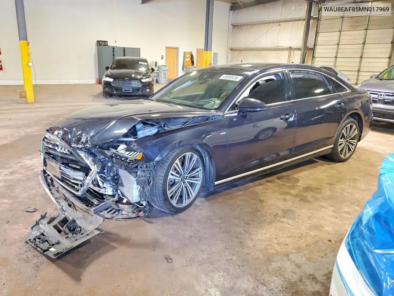 2021 Audi A8 L VIN: WAU8EAF85MN017969 Lot: 49880436