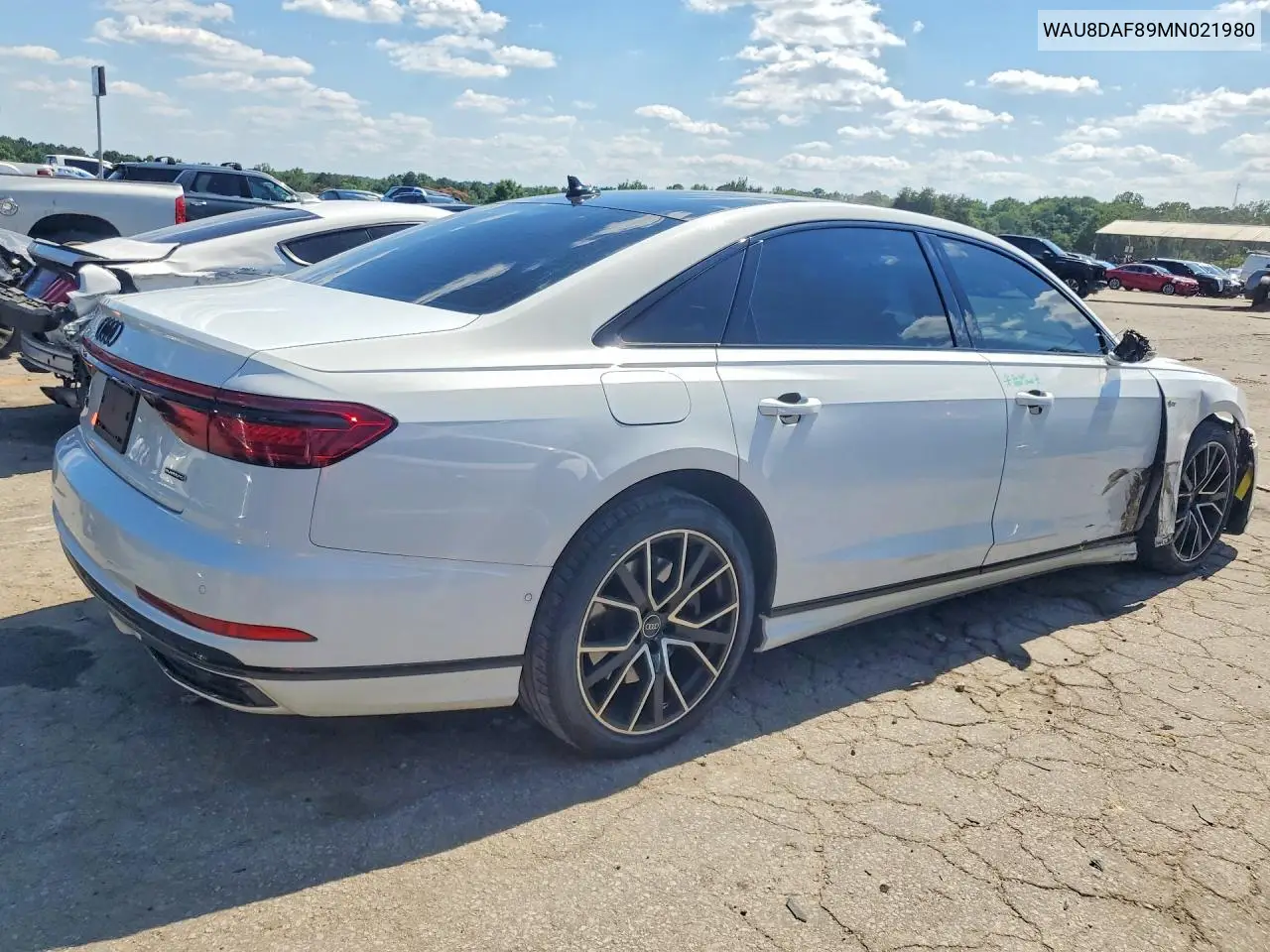 2021 Audi A8 L VIN: WAU8DAF89MN021980 Lot: 55940786