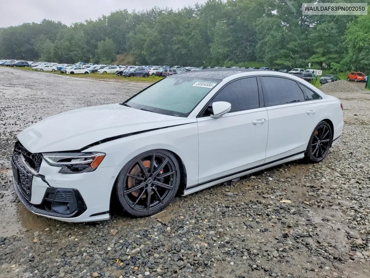2023 Audi A8 L VIN: WAULDAF83PN002050 Lot: 58954886