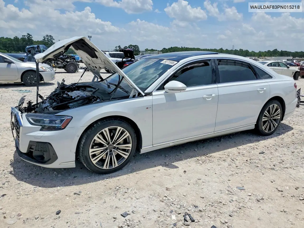 2023 Audi A8 L VIN: WAULDAF83PN015218 Lot: 59275996