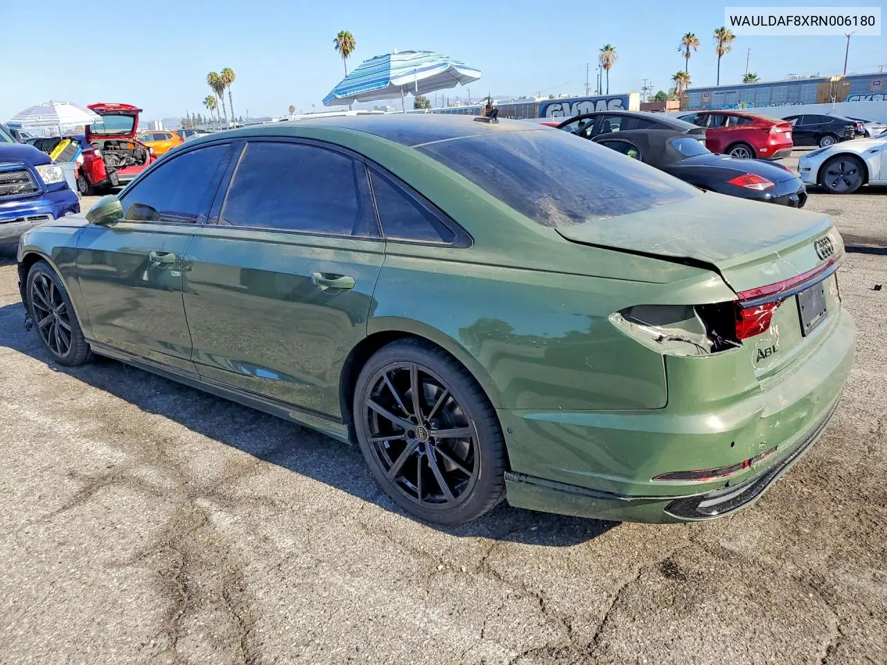 2024 Audi A8 L VIN: WAULDAF8XRN006180 Lot: 62117926