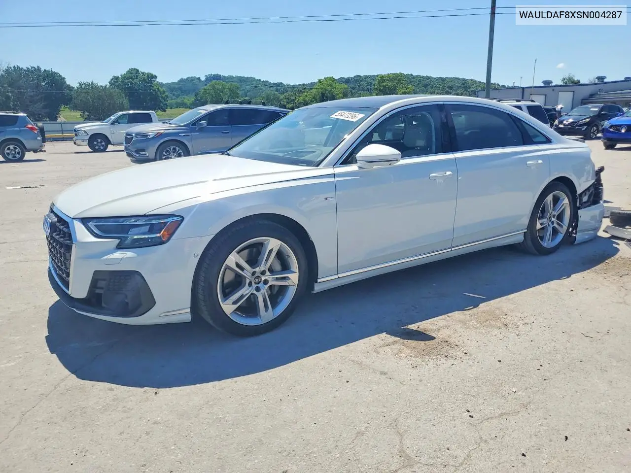 2025 Audi A8 L VIN: WAULDAF8XSN004287 Lot: 55472296