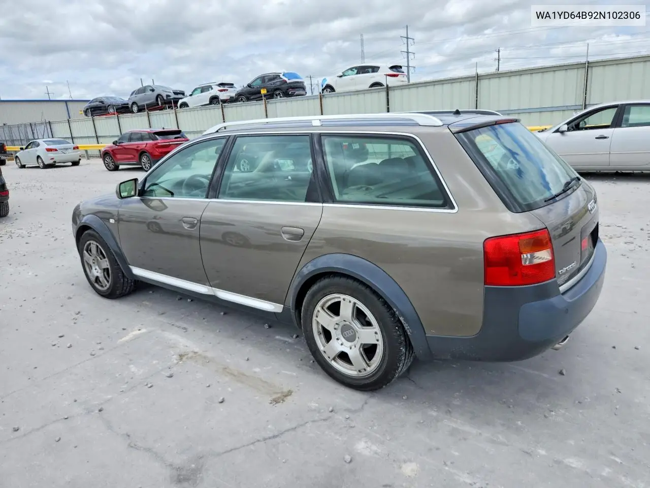 2002 Audi Allroad VIN: WA1YD64B92N102306 Lot: 57042636