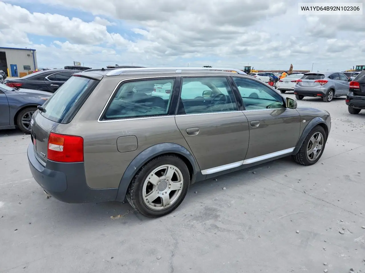 2002 Audi Allroad VIN: WA1YD64B92N102306 Lot: 57042636