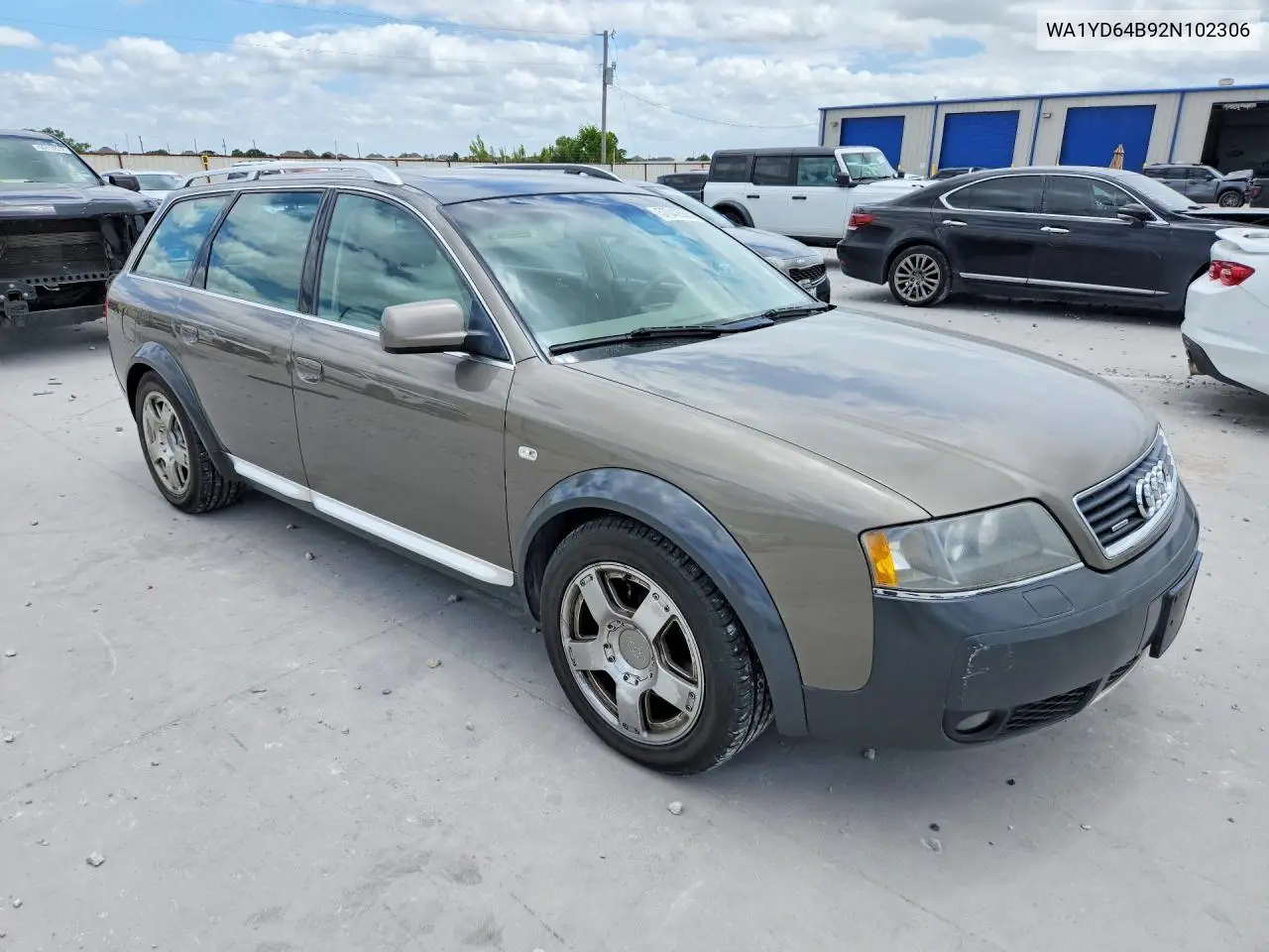 2002 Audi Allroad VIN: WA1YD64B92N102306 Lot: 57042636
