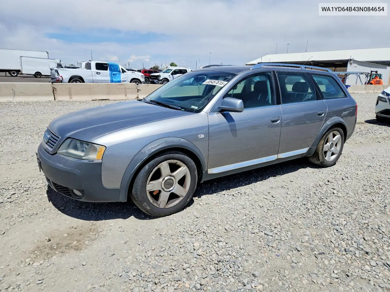 2003 Audi Allroad VIN: WA1YD64B43N084654 Lot: 55457616