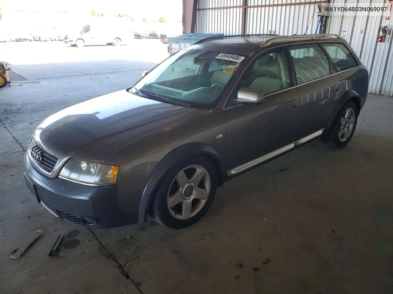 2003 Audi Allroad VIN: WA1YD64B03N069097 Lot: 55949486