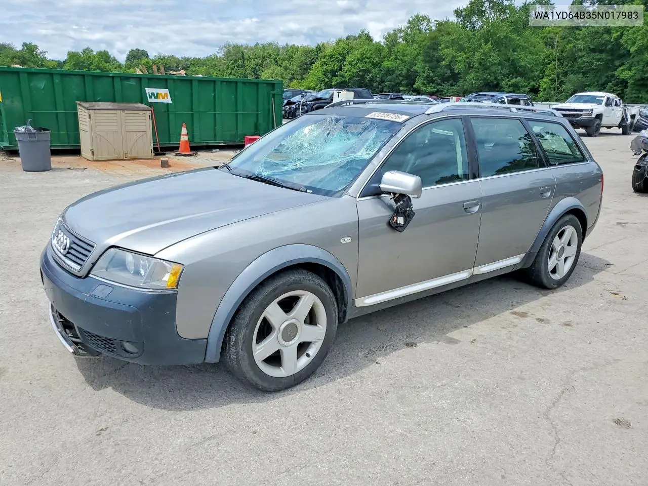 2005 Audi Allroad VIN: WA1YD64B35N017983 Lot: 62208726