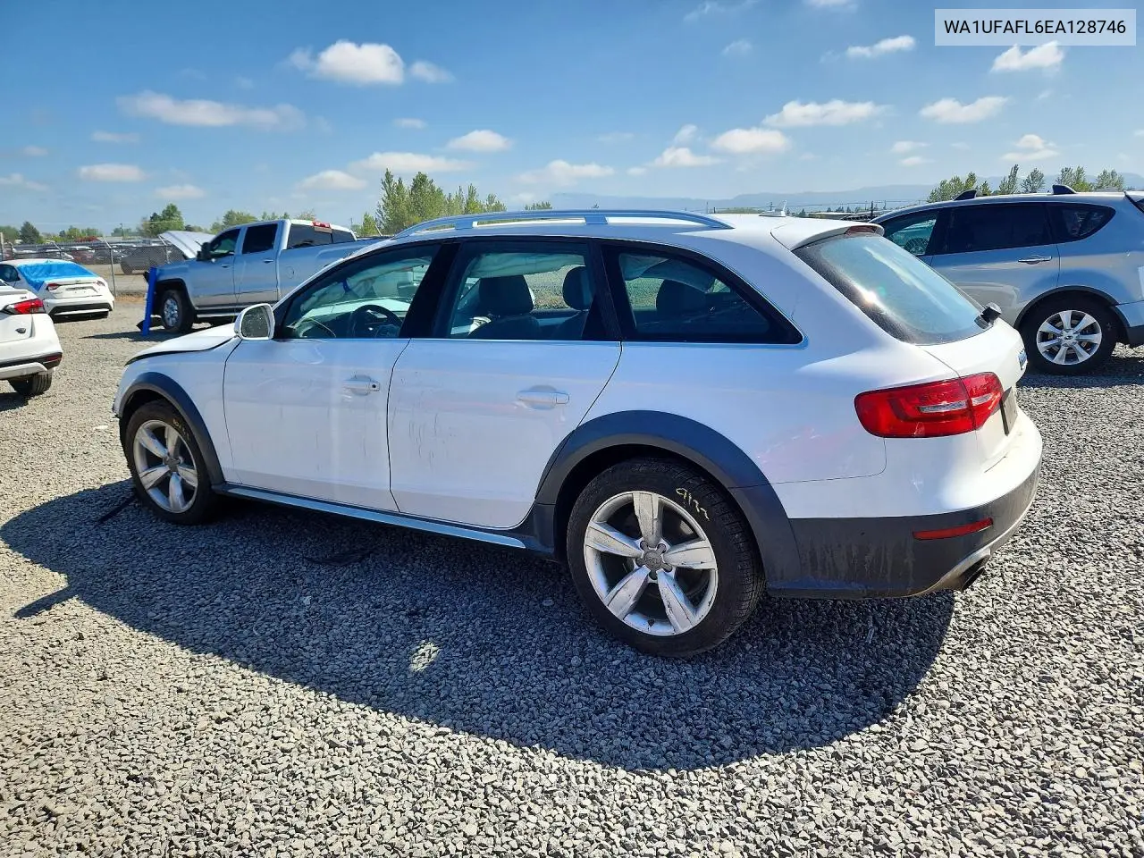 2014 Audi A4 Allroad Premium Plus VIN: WA1UFAFL6EA128746 Lot: 51087076