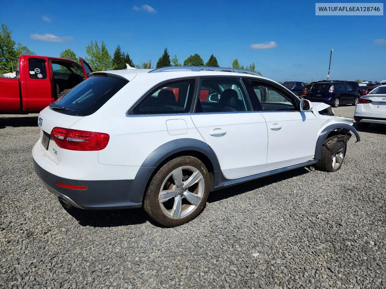 2014 Audi A4 Allroad Premium Plus VIN: WA1UFAFL6EA128746 Lot: 51087076