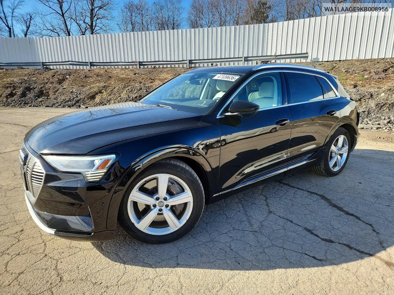 2019 Audi E-Tron Premium Plus VIN: WA1LAAGE9KB008956 Lot: 47339636