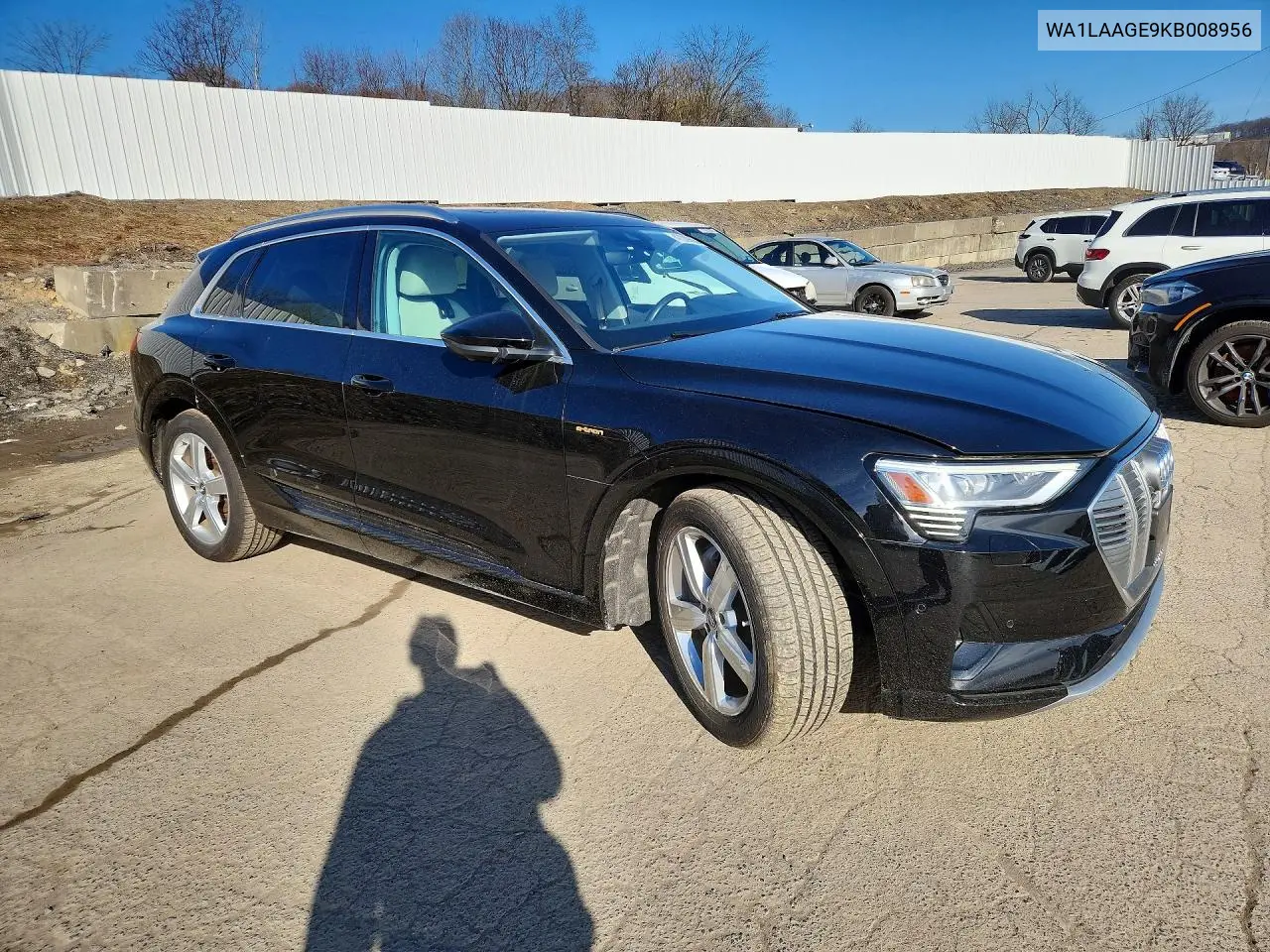 2019 Audi E-Tron Premium Plus VIN: WA1LAAGE9KB008956 Lot: 47339636