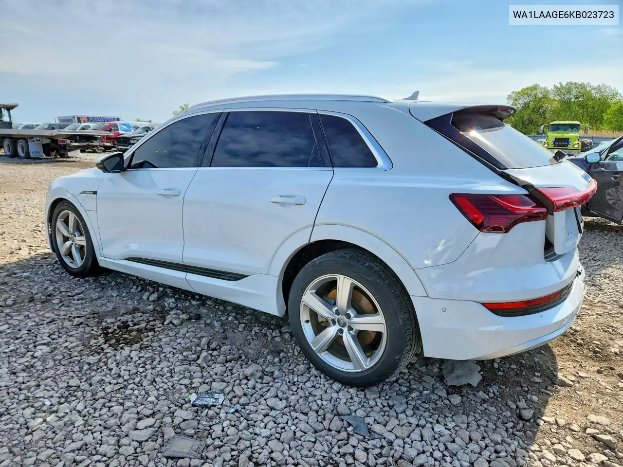 2019 Audi E-Tron Premium Plus VIN: WA1LAAGE6KB023723 Lot: 53371086