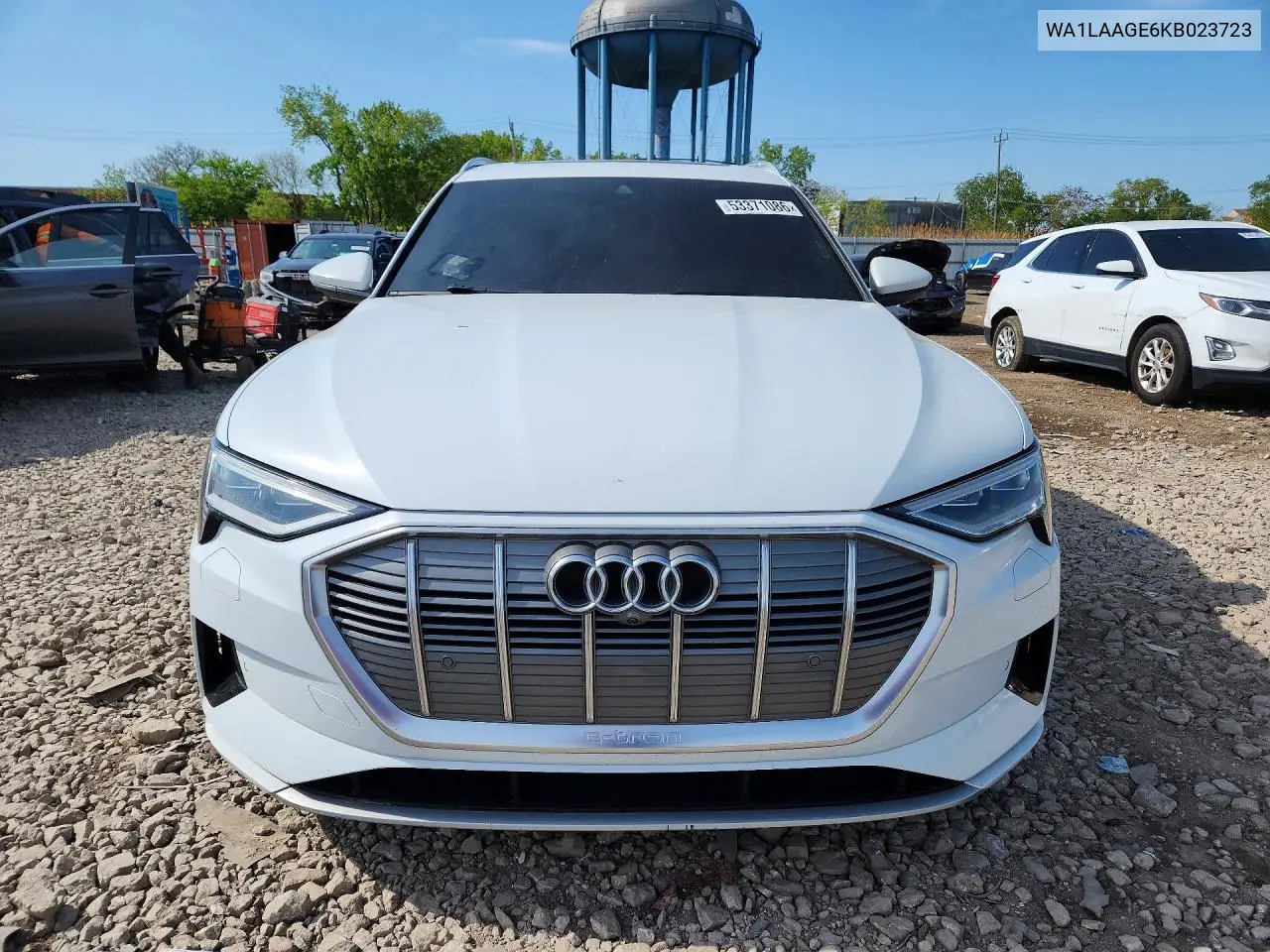 2019 Audi E-Tron Premium Plus VIN: WA1LAAGE6KB023723 Lot: 53371086
