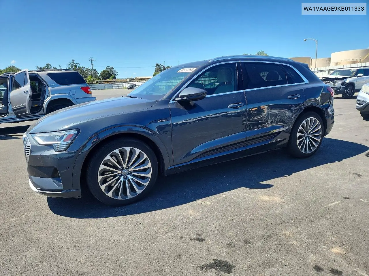 2019 Audi E-Tron Prestige VIN: WA1VAAGE9KB011333 Lot: 53577266