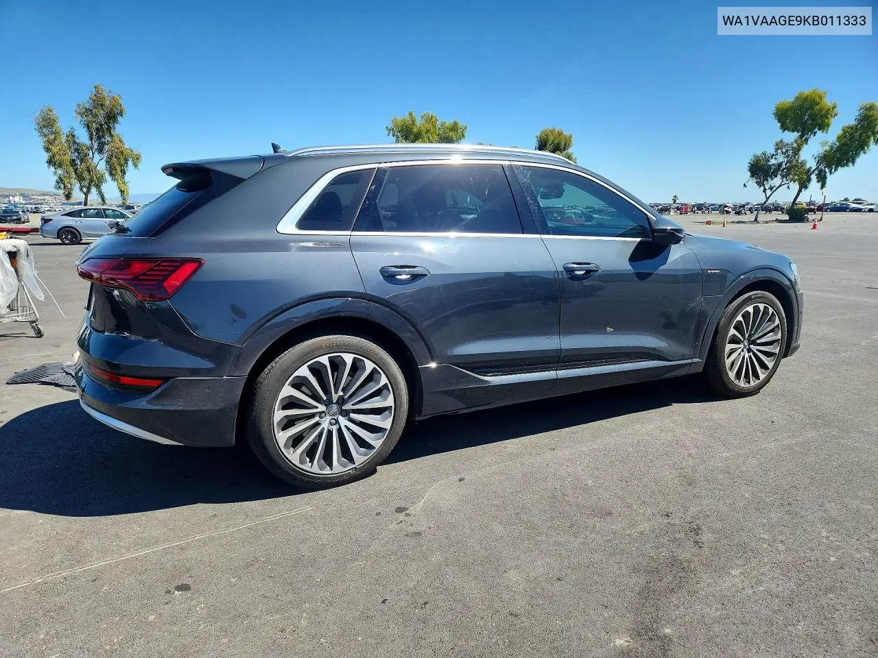 2019 Audi E-Tron Prestige VIN: WA1VAAGE9KB011333 Lot: 53577266