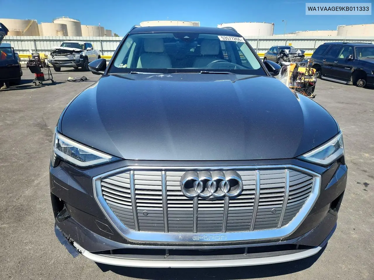 2019 Audi E-Tron Prestige VIN: WA1VAAGE9KB011333 Lot: 53577266