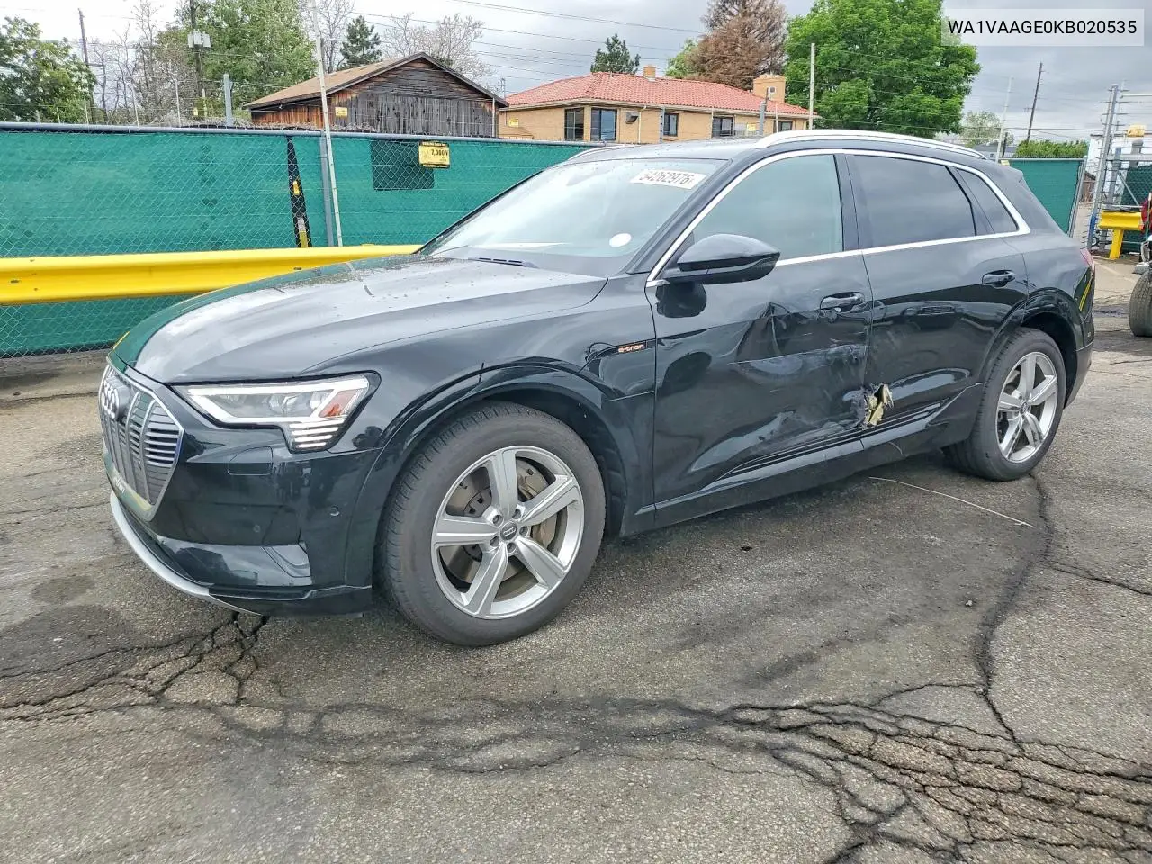 2019 Audi E-Tron Prestige VIN: WA1VAAGE0KB020535 Lot: 54262976