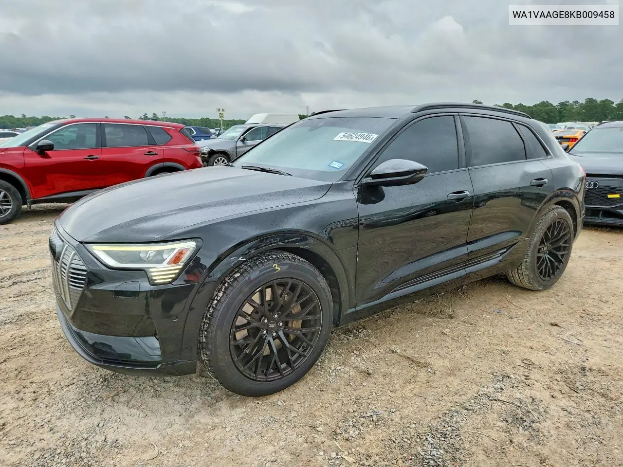 2019 Audi E-Tron Prestige VIN: WA1VAAGE8KB009458 Lot: 54624946