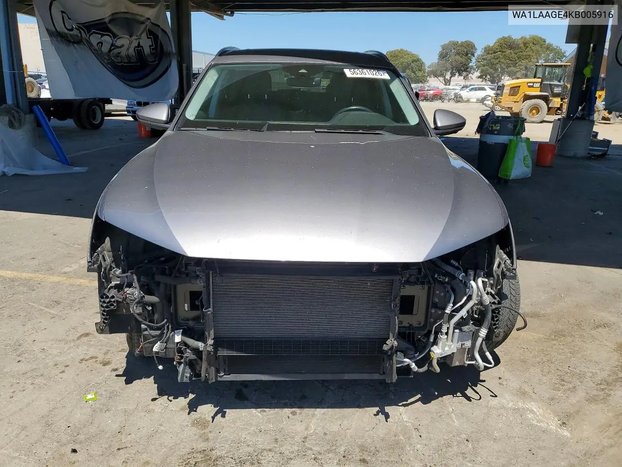 2019 Audi E-Tron Premium Plus VIN: WA1LAAGE4KB005916 Lot: 56361026