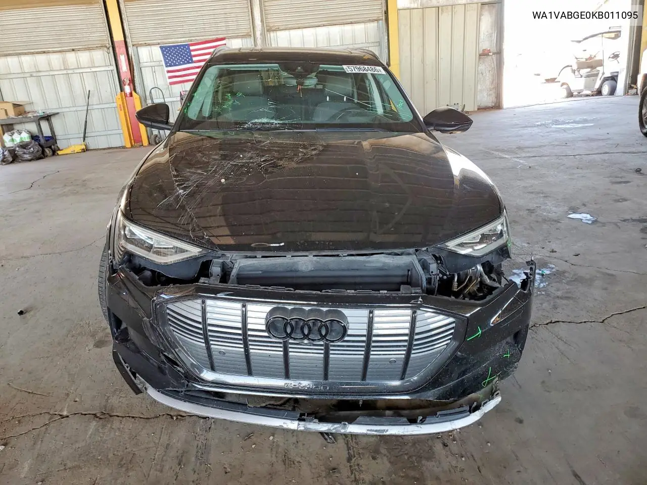 2019 Audi E-Tron Prestige VIN: WA1VABGE0KB011095 Lot: 57968486