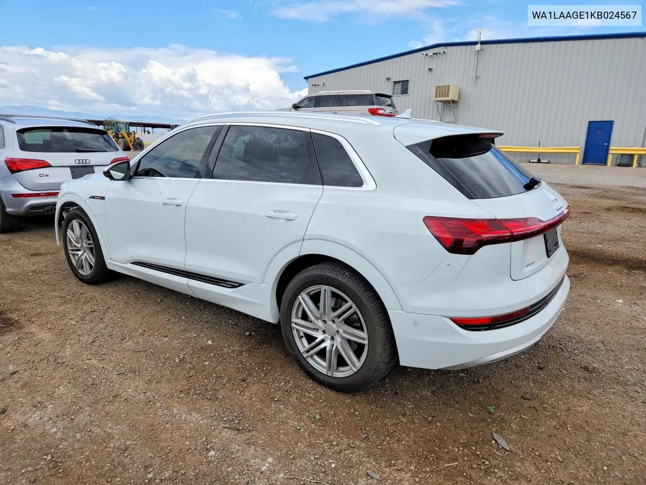 2019 Audi E-Tron Premium Plus VIN: WA1LAAGE1KB024567 Lot: 59726036