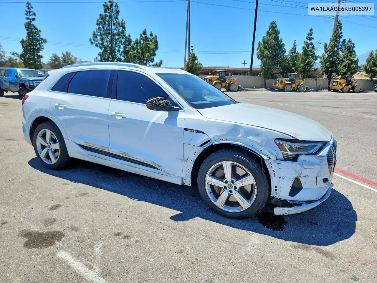 2019 Audi E-Tron Premium Plus VIN: WA1LAAGE6KB005397 Lot: 60200466