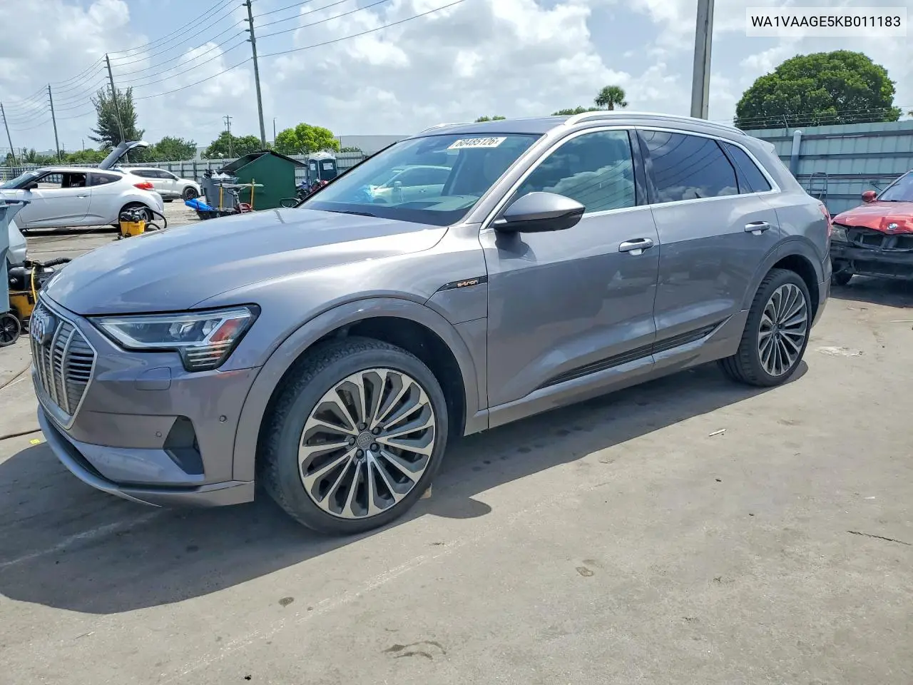 2019 Audi E-Tron Prestige VIN: WA1VAAGE5KB011183 Lot: 60485126